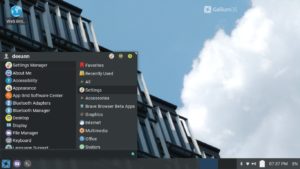 Abbildung 9: Gallium&nbsp;OS bringt standardm&auml;&szlig;ig den schlanken XFCE-Desktop mit, der sich vortrefflich f&uuml;r die betagte Hardware des Acer C710 eignet.
