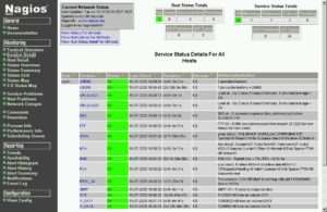 Abbildung 1: Nagios führte die drei Rückgabewerte <span class="ui-element">CRIT</span>, <span class="ui-element">WARN</span> und <span class="ui-element">OK</span> ein, die viele Monitoring-Werkzeuge noch heute nutzen und die Thola unterstützt. Quelle: Wikipedia