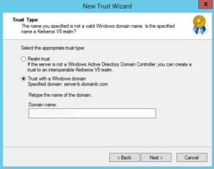 Abbildung 3: Ist die Domäne auf der IdM-Seite richtig eingerichtet, erkennt Active Directory sie als Windows-Domäne, nachdem der Admin dem Domänennamen angegeben hat.