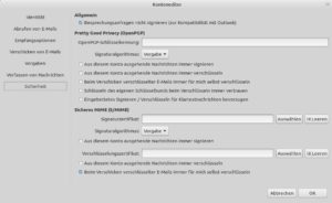 Abbildung 5: Auch Evolution bietet eine Ende-zu-Ende-Verschlüsselung und digitale Signaturen.