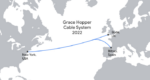 Das von Google finanzierte Seekabel Grace Hopper, benannt nach der Pionierin der Informatik, verbindet New York mit Bude (Vereinigtes Königreich) und Bilbao (Spanien). Jetzt ist das von Google finanzierte Kabel, das aus 16 Glasfaserpaaren besteht, in Bude gelandet.