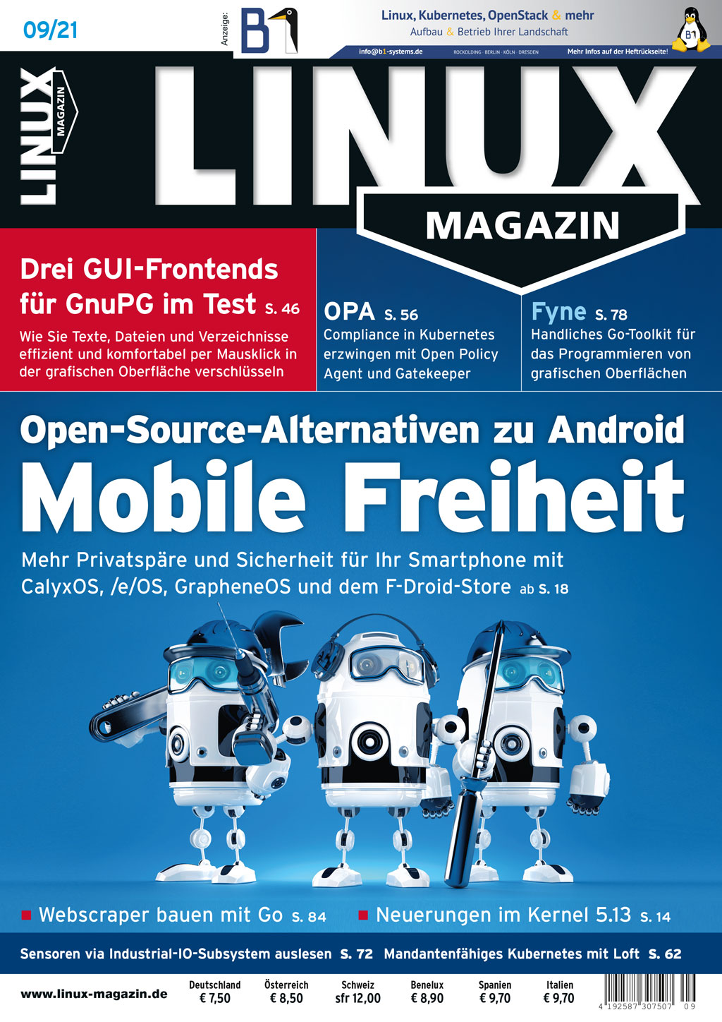 Heftcover Ausgabe 09/2021