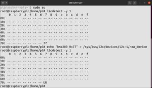 Abbildung 3: Den I<sup>2</sup>C-Sensor machen Sie Linux per Echo bekannt.