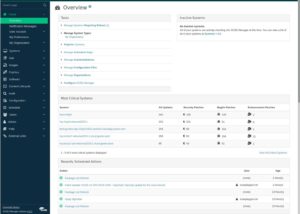 Abbildung 4: Wo Red Hat und Canonical liefern, kann Suse nicht untätig bleiben, und bietet mit Suse Manager ebenfalls Fernverwaltungsfunktionen für Sicherheits-Updates. Quelle: Suse