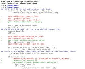 Abbildung 1: Ceph vereinfachte für Kernel 5.14 den Locking-Code.