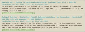 Abbildung 2: Die Meldungen lassen sich nach Sprache, Kategorie und Anzahl einschränken.