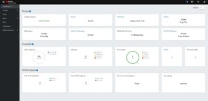 Abbildung 3: Das Ceph-Dashboard legte in den vergangenen Jahren massive Entwicklungssprünge hin. Das multifunktionale Interface lässt sich per Thema an die Optik eines Herstellers anpassen. Quelle: Inktank