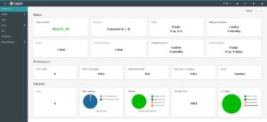 Abbildung 4: Neu im Dashboard in Ceph Pacific ist eine verbesserte Übersicht über den Zustand des Clusters. Quelle: Inktank