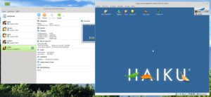Abbildung 6: Virtualbox kann selbst mit Exoten wie dem BeOS-Nachfolger Haiku umgehen.