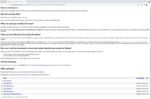 Abbildung 6: Kompromiss zwischen den FL/OSS-Verfechtern und Pragmatikern: Die Non-free-Abbilder werden offiziell nicht unterstützt, bringen aber Firmware mit, ohne die sich Debian auf manchen Systemen gar nicht installieren ließe.
