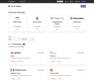 Abbildung 5: Alternativen zu Terraform sind rar ges&auml;t: Lediglich Pulumi, das zwingend eine Verbindung in die Cloud ben&ouml;tigt &hellip;