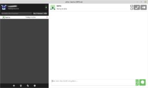 Abbildung 7: Auch qTox &ouml;ffnet ein konventionelles Messaging-Fenster, das selbsterkl&auml;rend ausf&auml;llt.