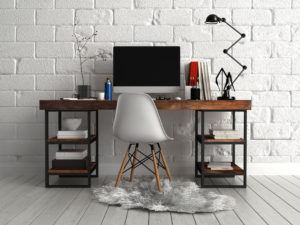 Abbildung 2: Damit Unternehmen wie Juristen von Homeoffice sprechen, muss es in aller Regel einen eigenen, abschließbaren Raum geben, in dem sensible Daten vor Dritten geschützt sind. Quelle: Skdesign / 123RF.com