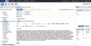 Abbildung 2: Der Kopano Webclient fasst alle Funktionen im Browser zusammen.