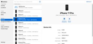 Abbildung 6: Auch Apple bietet für iOS-Geräte seit längerer Zeit die Möglichkeit, per Fernwartung eine Policy Compliance mit bestimmten Regeln zu erzwingen. Quelle: Apple