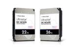 Western Digital hat mit einer 22 TByte und einer 26 TByte SMR-HDD zwei Produktinnovationen für den Einsatz im Hyperscale-Cloud-Umfeld gezeigt.