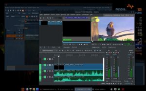 Abbildung 1: AV Linux setzt auf einen angepassten XFCE-Desktop. Die dunkle Farbgebung hilft dabei, sich auf die Inhalte zu konzentrieren.