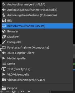 Abbildung 3: OBS Studio l&auml;sst sich sehr flexibel einsetzen.