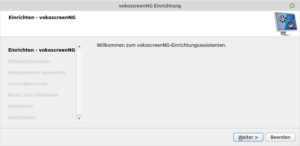 Abbildung 7: VokoscreenNG verf&uuml;gt &uuml;ber eine gesonderte Installationsroutine.