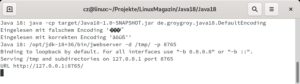 Abbildung 1: Falsches und korrektes Encoding: Die Ausgabe zu <a href="#artRef-l2">Listing 2</a>.