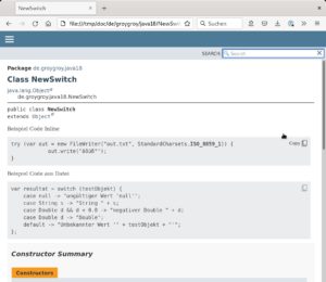 Abbildung 2: Die neue Javadoc-Ausgabe für <a href="#artRef-l4">Listing 4</a>.