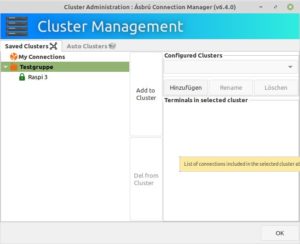 Abbildung 6: Über Cluster spricht der Ásbrú Connection Manager mehrere Server gleichzeitig an.