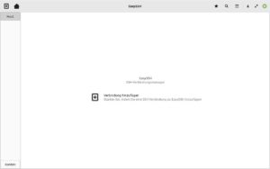 Abbildung 7: EasySSH kommt mit einer selbsterklärenden Oberfläche.