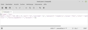 Abbildung 8: Kapitale Sicherheitslücke: EasySSH speichert alle Verbindungsdaten im Klartext.