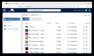 Abbildung 4: Bei OCIS dient die neu gestaltete Weboberfläche als Einstiegspunkt für den Webbrowser. Andere Clients docken an anderen Stellen an.