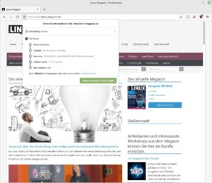 Abbildung 10: Die Routen, die Ihre Daten nehmen, können Sie im Tor-Browser einsehen und modifizieren.
