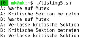 Abbildung 1: Kritische Sektionen werden seriell ausgef&uuml;hrt.