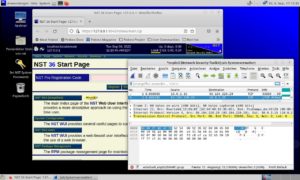 Abbildung 1: NST bringt unter anderem den Netzwerksniffer Wireshark. Ein webbasiertes Interface vereinfacht die Administration.