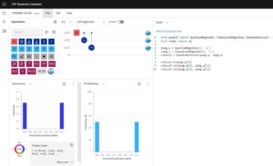 Abbildung 3: Mithilfe von IBM Quantum Composer lassen sich Quantenschaltkreise online einfach abbilden.