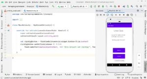 Abbildung 4: Die App startet im Emulator und lässt sich dort ausprobieren.