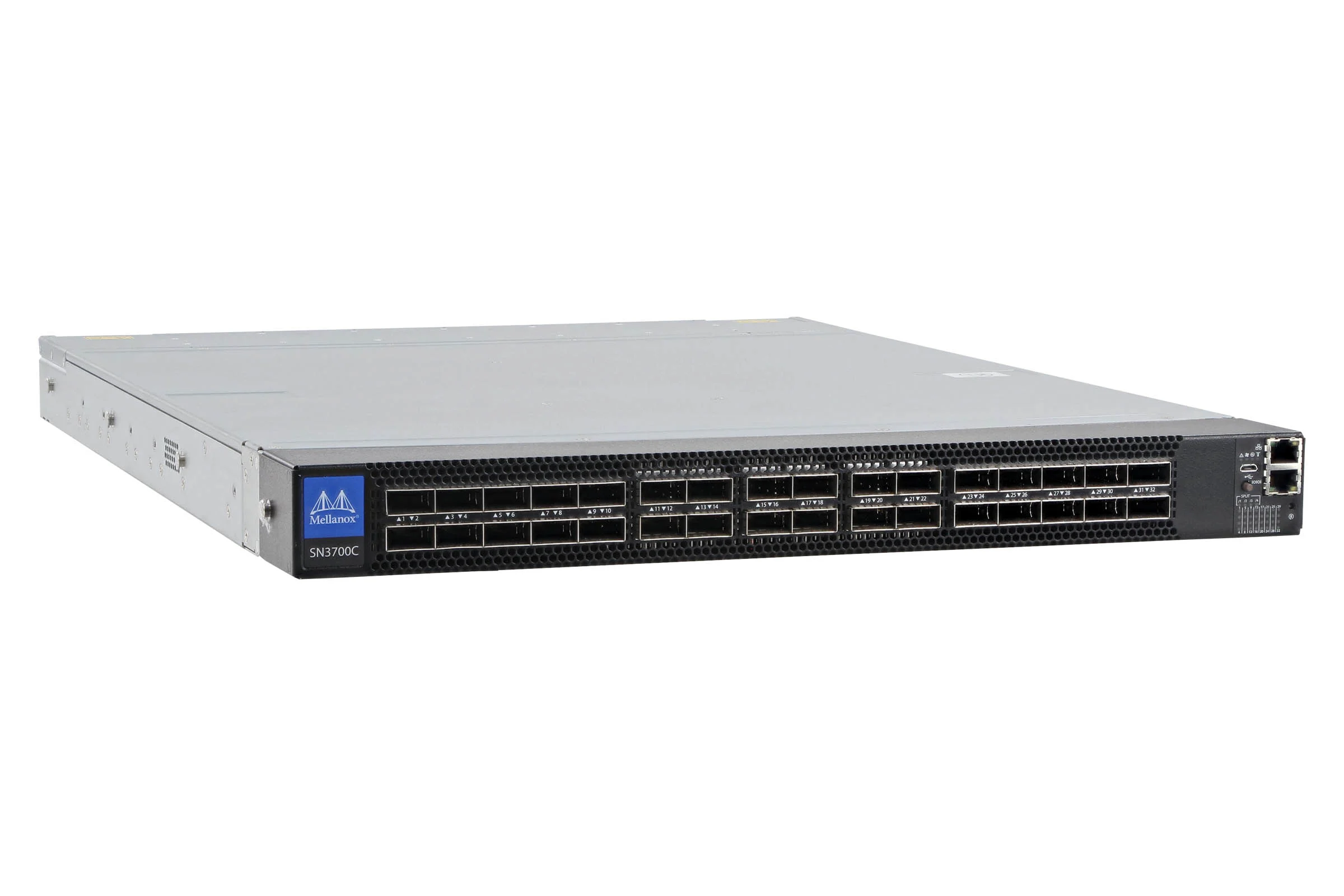 Abbildung 4: ONIE-Switches wie der Mellanox SN3700C k&ouml;nnen in der Theorie bereits heute als aktive Open-Flow-Elemente im Netz zum Einsatz kommen, ben&ouml;tigen allerdings daf&uuml;r ein Betriebssystem, das Open Flow unterst&uuml;tzt. Quelle: Nvidia