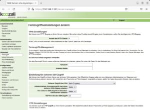 Abbildung 1: Den Koozali SME Server 10.1 bedienen Sie komfortabel per Web-Schnittstelle.