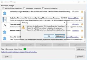 Abbildung 1: Klickt der Benutzer hier auf <span class="ui-element">OK</span>, wird direkt Schadcode ausgeführt.