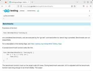 Abbildung 4: Go bringt ein Test-Framework mit, das auch das Ausführen von Benchmarks erlaubt.
