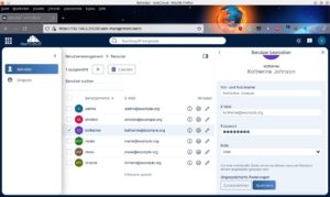 Abbildung 2: Jedem Nutzer weisen Sie individuelle Rechte zu.