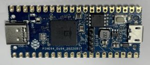 Abbildung 2: Der Mikrocontroller Ox64 von Pine64 arbeitet mit zwei RISC-V-Cores. Quelle: Pine64
