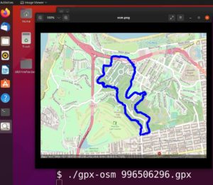 Abbildung 7: Mit OpenStreetMap-Daten angereicherter Wanderweg.