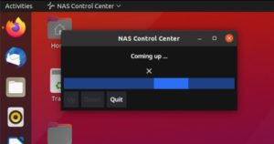 Abbildung 1: Steuerung per Desktop-App: Mikes Synology-NAS fährt hoch.