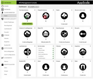Abbildung 3: Alte Bekannte: Das Appscale-Dashboard weist unverkennbare Ähnlichkeiten mit Eucalyptus auf, bietet aber auch Dienste wie CloudWatch oder Autoscaling an. Quelle: Appscale