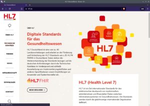 Abbildung 3: HL7&nbsp;Deutschland arbeitet an der Weiterentwicklung des FHIR-Standards.