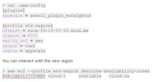 Abbildung 5: Die Kompatibilität der AWS-APIs von Appscale ist gut genug, um auch offizielle AWS-Werkzeuge wie »aws« zufriedenzustellen. Quelle: Appscale
