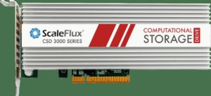 Abbildung 1: Computational Storage SSDs von Scaleflux kommen in drei Formfaktoren daher: als AiC-Karte für den PCIe-Slot … Quelle: Scaleflux
