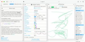 Abbildung 3: Die Beispiele der Bibliothek Egui lassen sich im Browser unter <a href="https://www.egui.rs/#demo" target="_blank">https://www.egui.rs/#demo</a> testen.