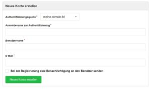 Abbildung 4: Einen LDAP-User legen Administratoren unkompliziert über ein selbsterklärendes UI an.