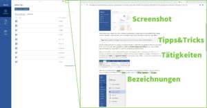 Abbildung 2: Aus diesen Elementen besteht die Online-Hilfe von MS-Word.