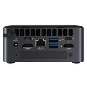 Abbildung 1: Intels NUCs – hier ein Exemplar mit Core-i5-CPU – sind eine hervorragende Wahl für kleine Systeme, die als Eigenbau-NAS funktionieren sollen. Quelle: Intel